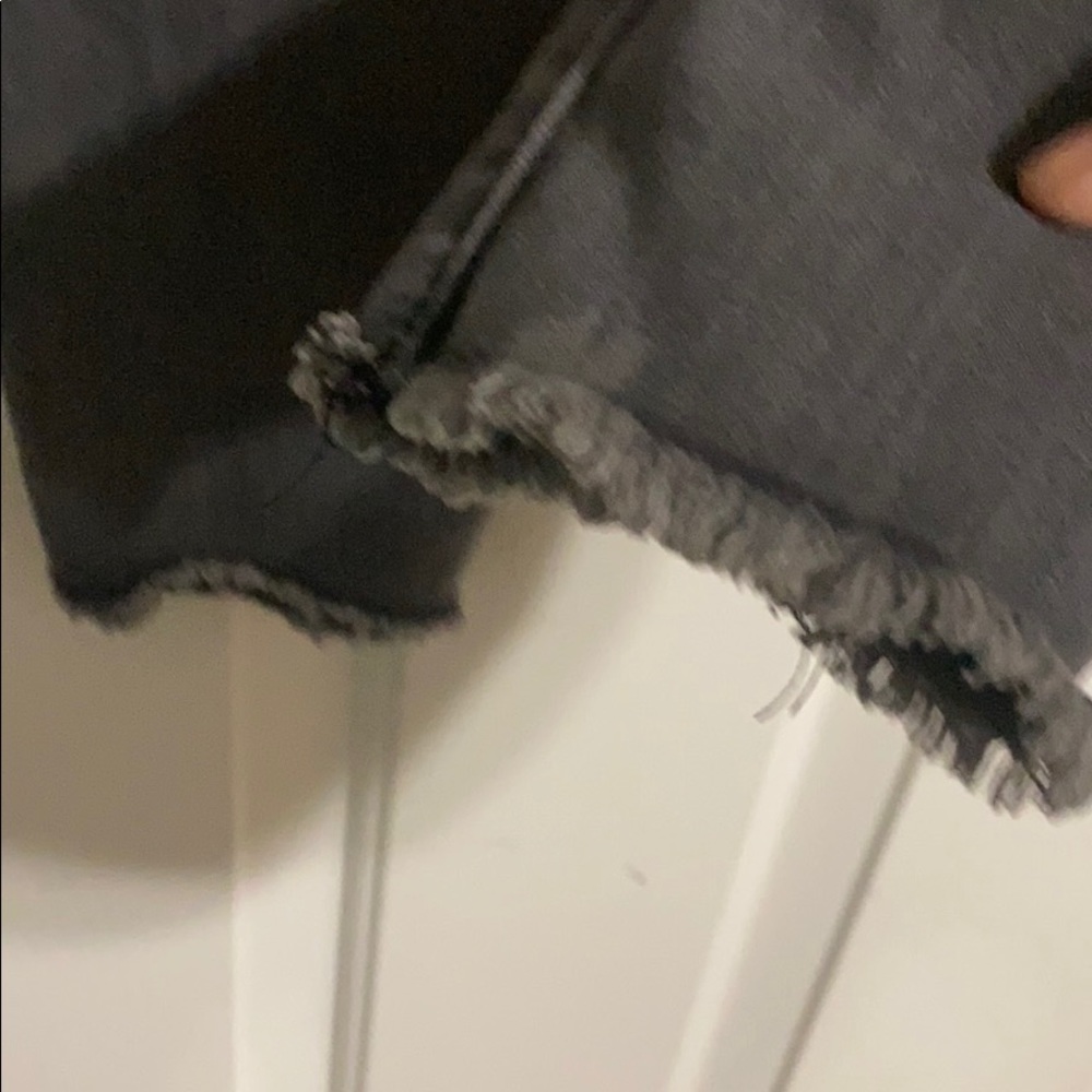Dark Gray Ripped Jeggings - Picture 5 of 5
